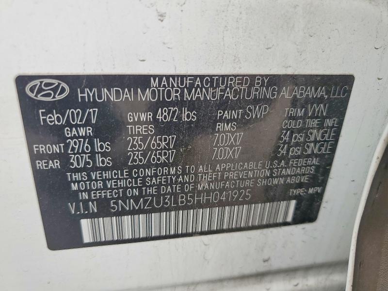 2017 Hyundai Santa fe Sport