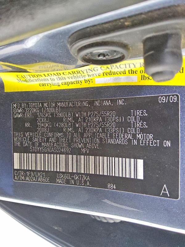 2010 Toyota Sequoia Platinum