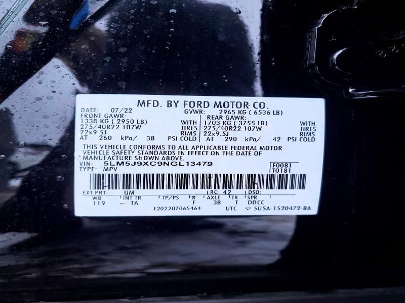 2022 Lincoln Aviator Black Label