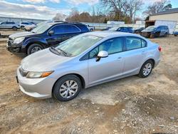 Honda Civic salvage cars for sale: 2012 Honda Civic lx