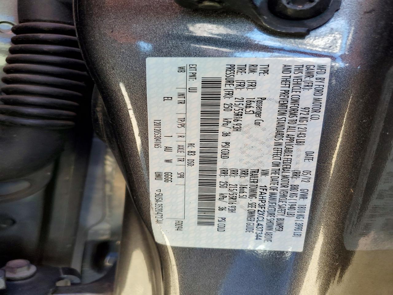 2012 Ford Focus se