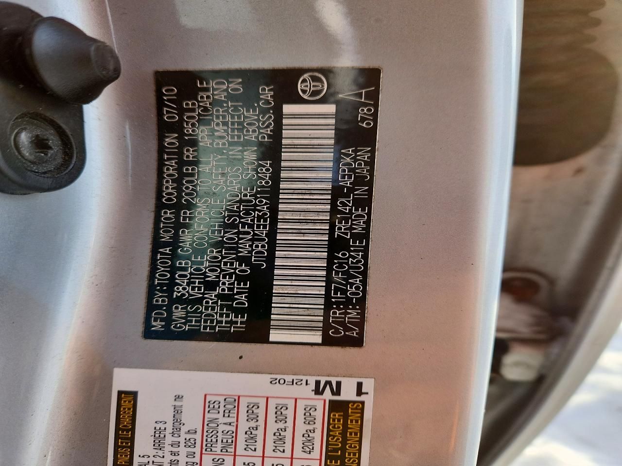 2010 Toyota Corolla Base