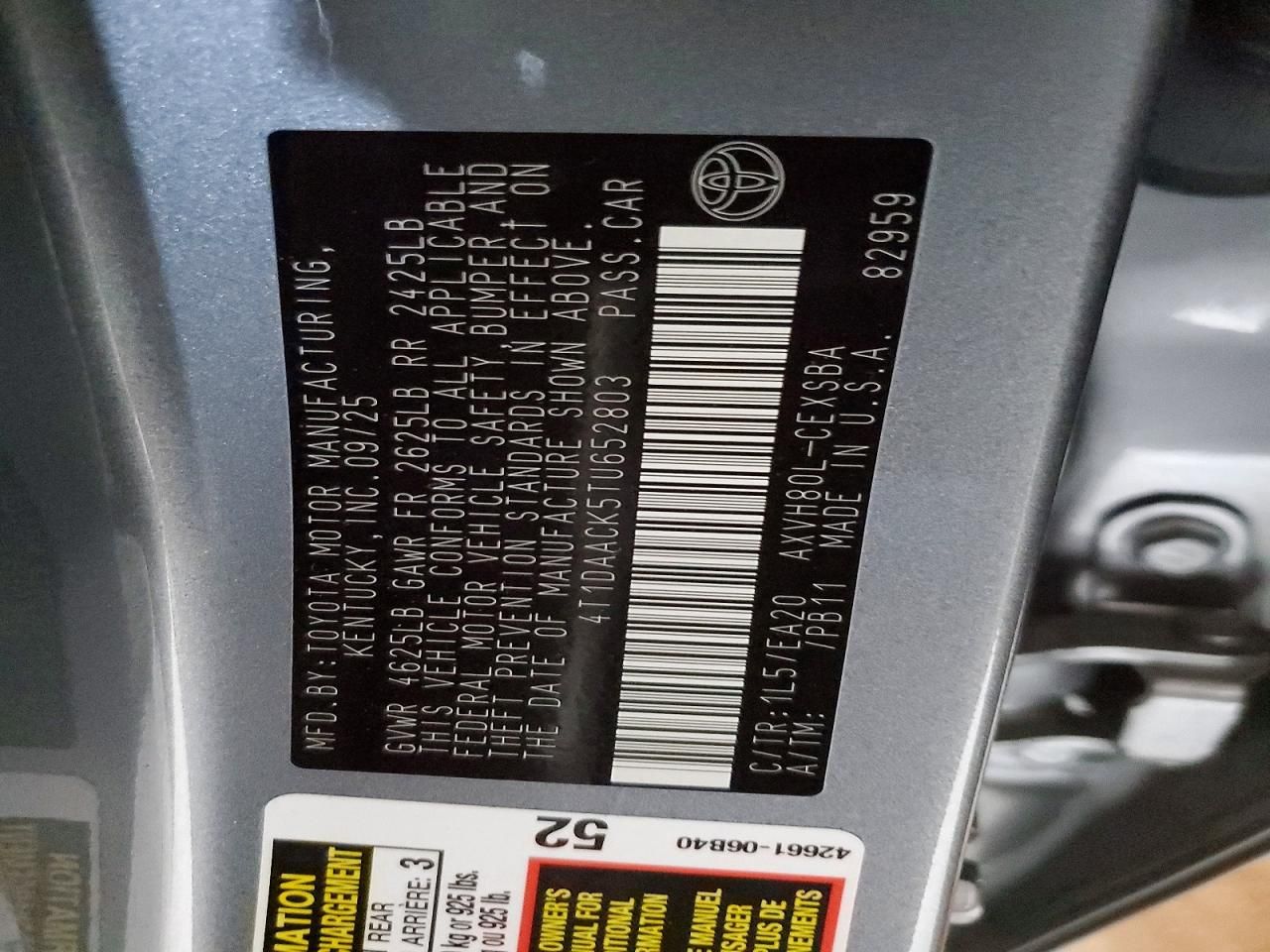 2026 Toyota Camry xse