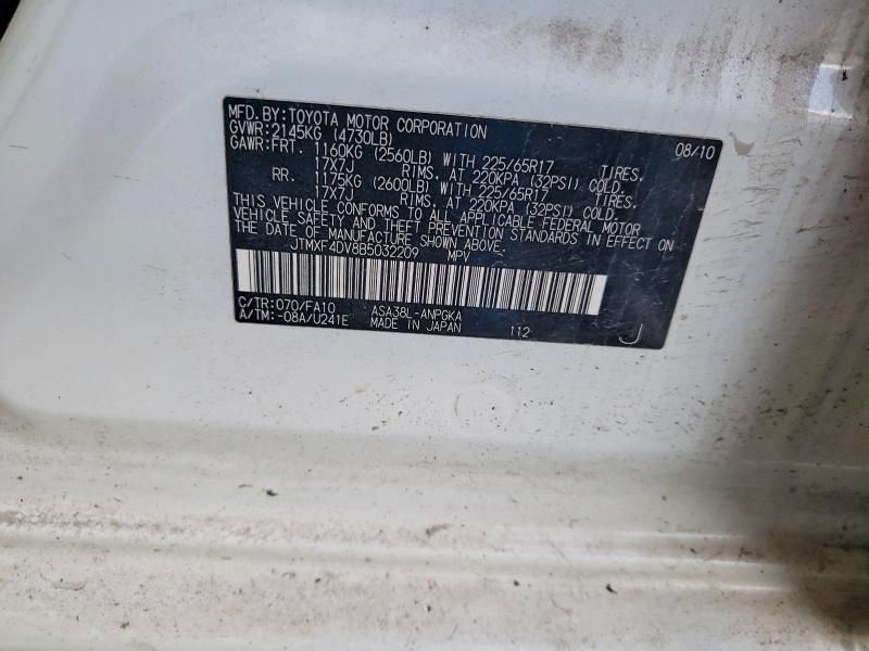 2011 Toyota Rav4 Limited