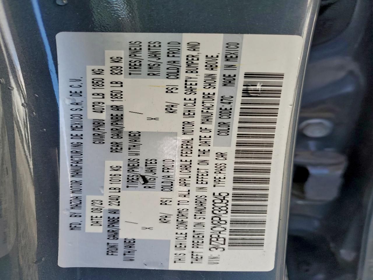 2023 Mazda 3 Preferred