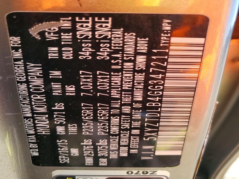 2016 Hyundai Santa fe Sport