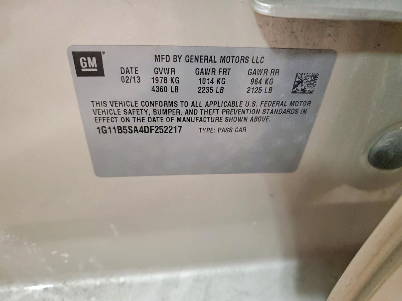 2013 Chevrolet Malibu ls