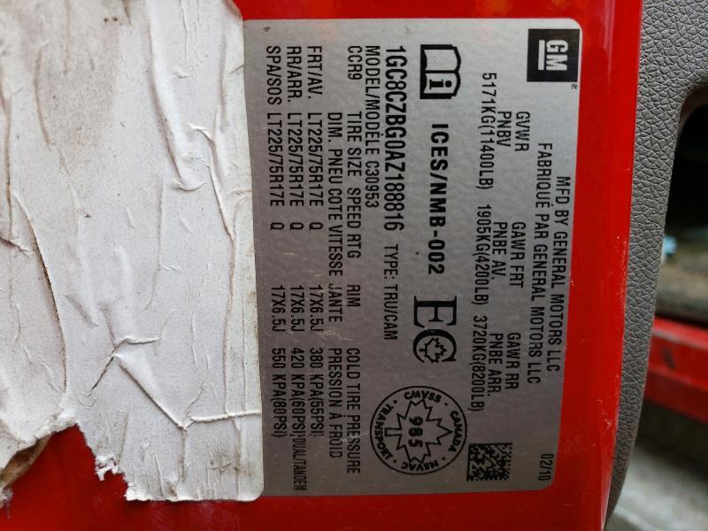 2010 Chev Rolet Silverado Utility / Service Truck