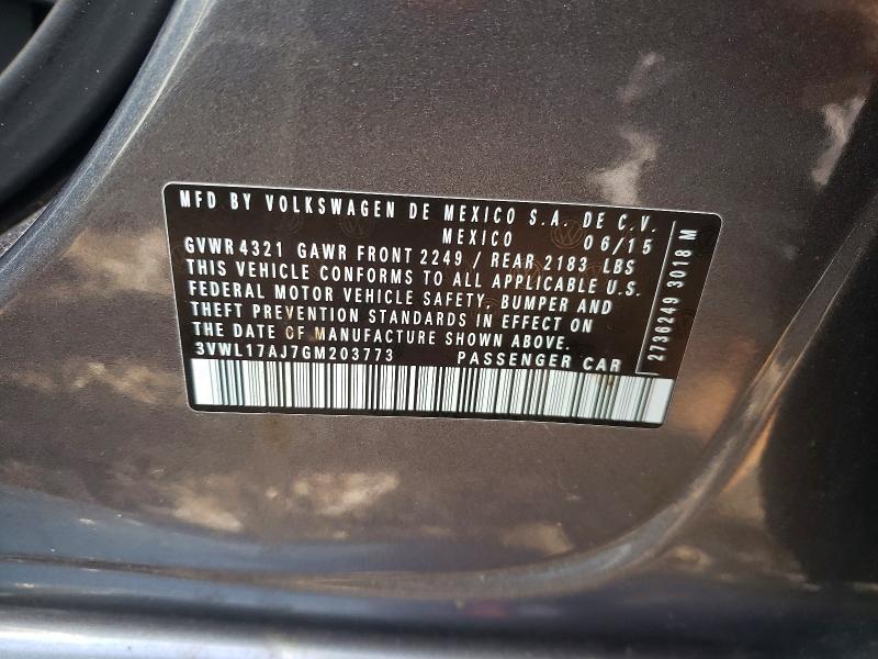 2016 Volkswagen Jetta sel