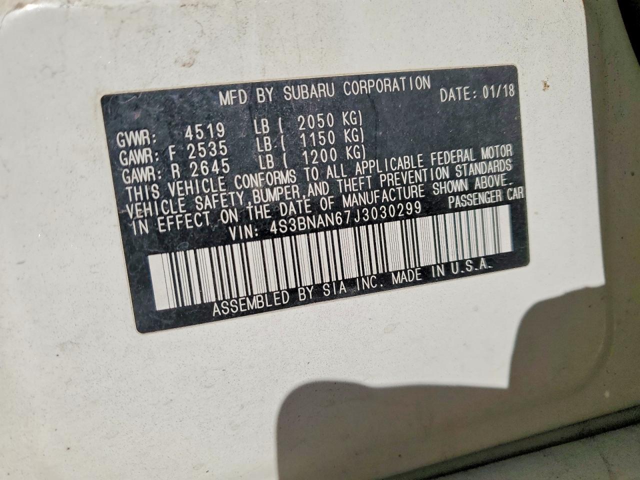 2018 Subaru Legacy 2.5i Limited