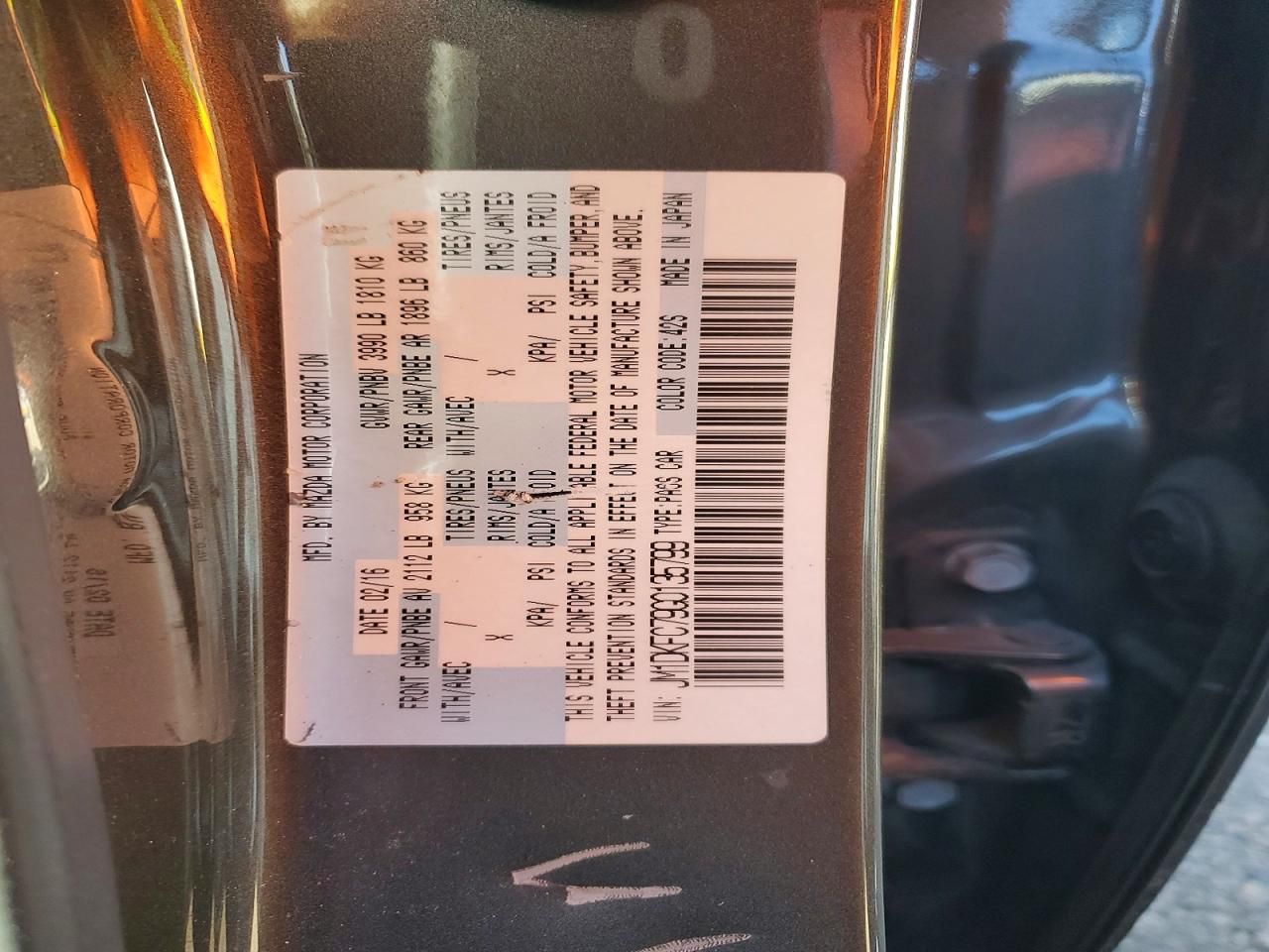 2016 Mazda Cx-3 Touring