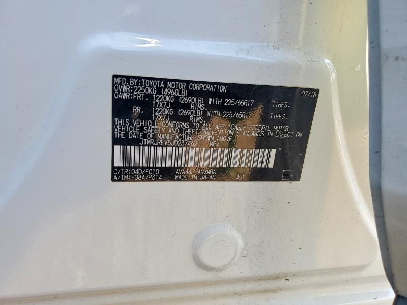 2018 Toyota Rav4 hv le