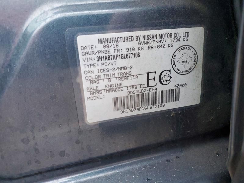 2016 Nissan Sentra s