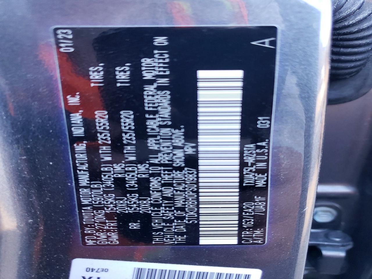 2023 Toyota Highlander l