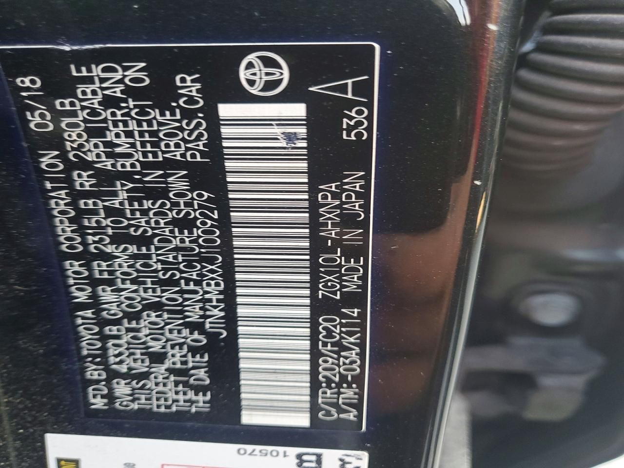 2018 Toyota C-hr xle