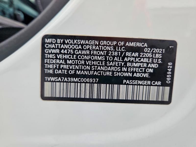 2021 Volkswagen Passat se