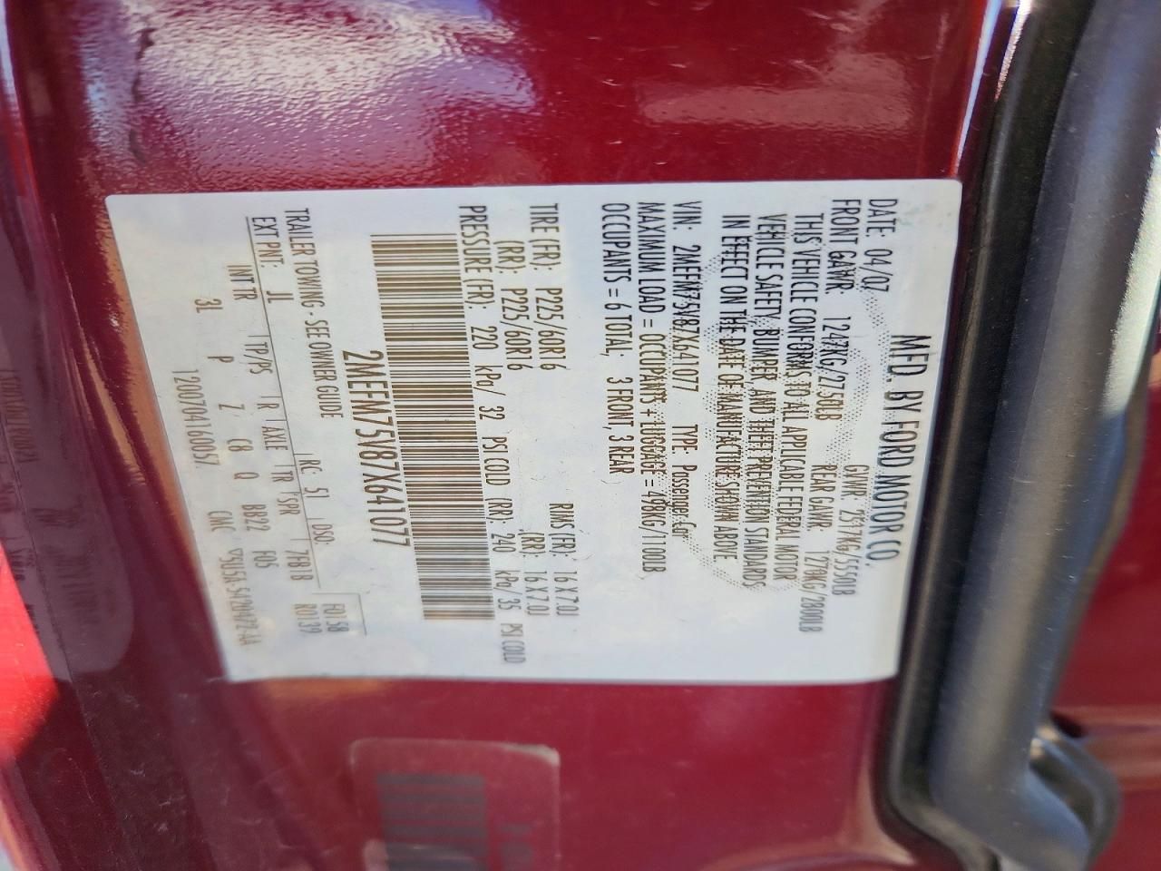 2007 Mercury Grand Marquis ls