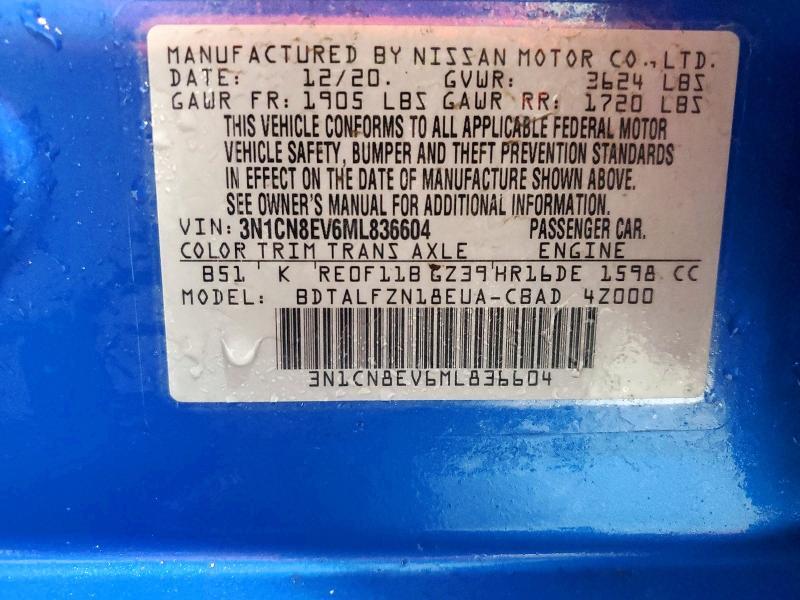 2021 Nissan Versa sv