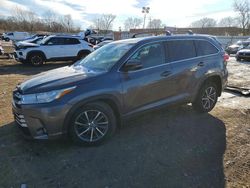 Toyota salvage cars for sale: 2018 Toyota Highlander se