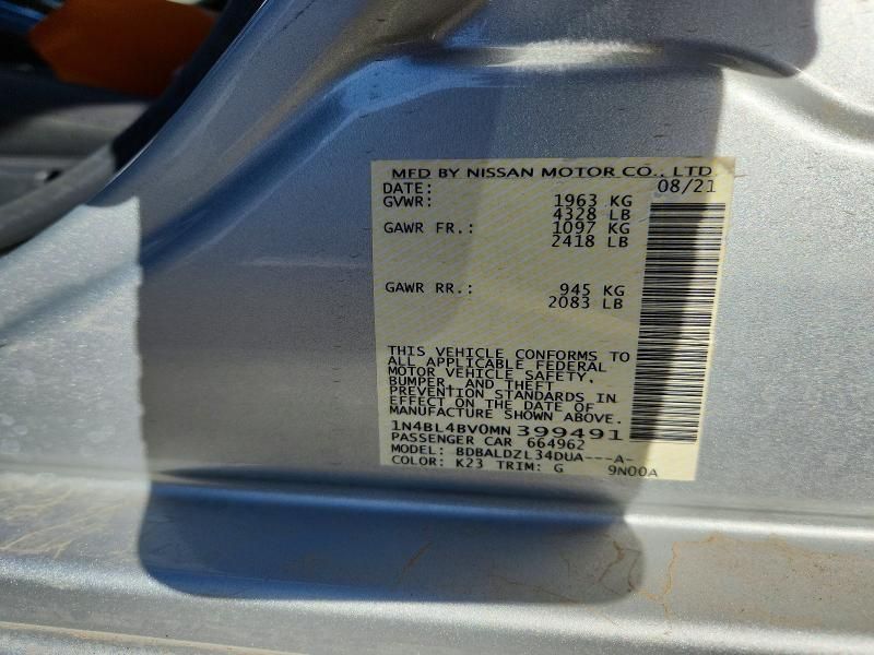 2021 Nissan Altima s