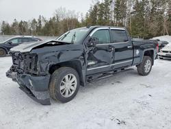 Salvage cars for sale from Copart -no: 2017 Chevrolet Silverado K1500 High Country
