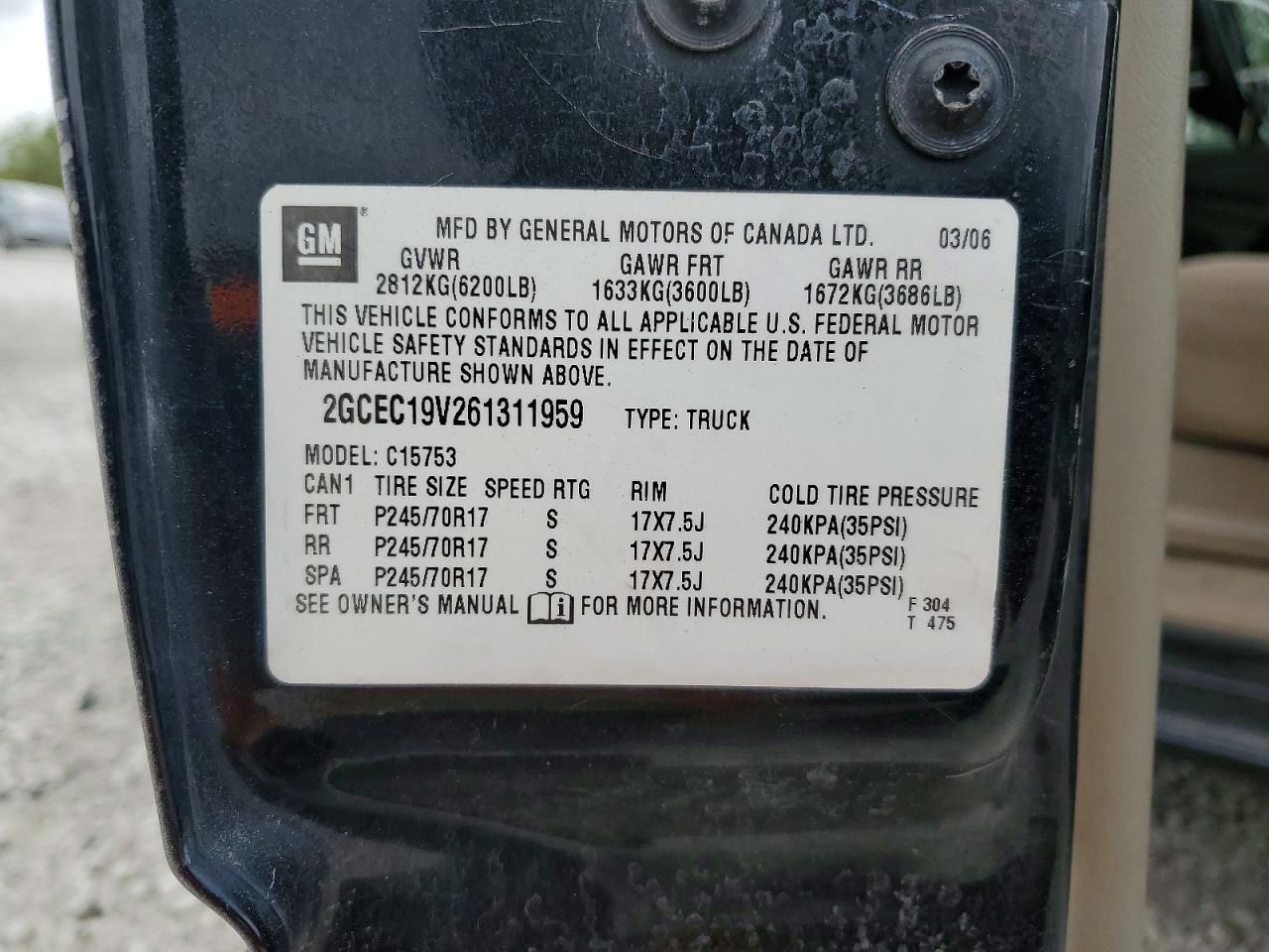 2006 Chevrolet Silverado C1500