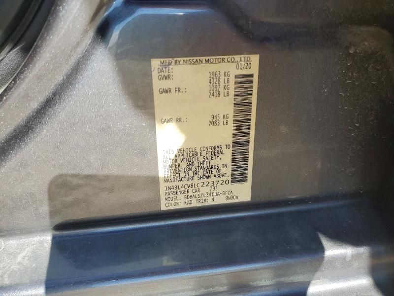 2020 Nissan Altima sr