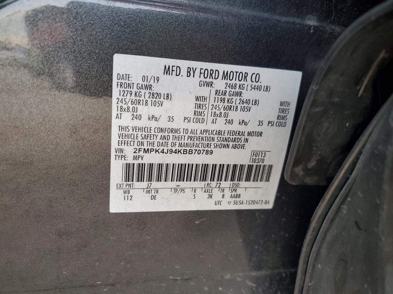 2019 Ford Edge sel