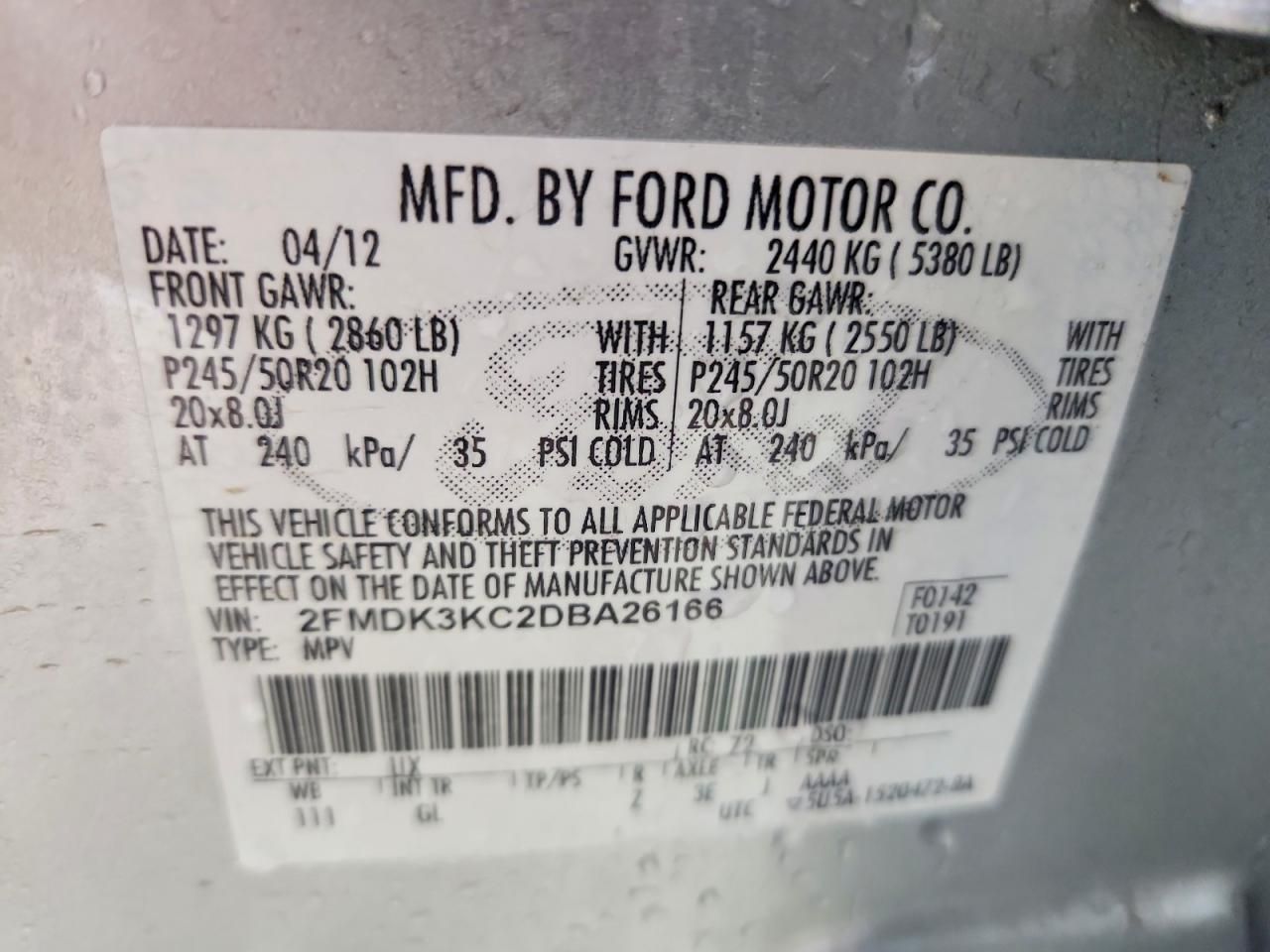 2013 Ford Edge Limited