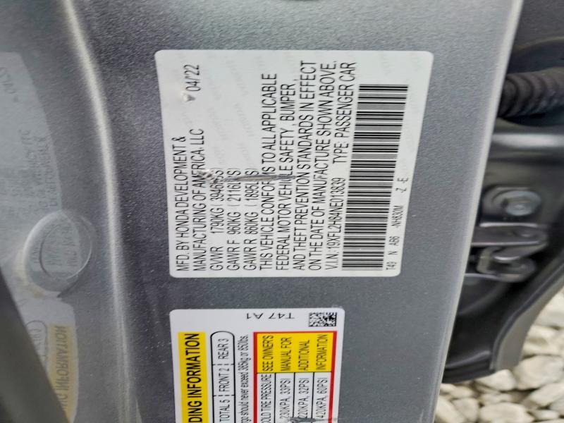 2022 Honda Civic Sport