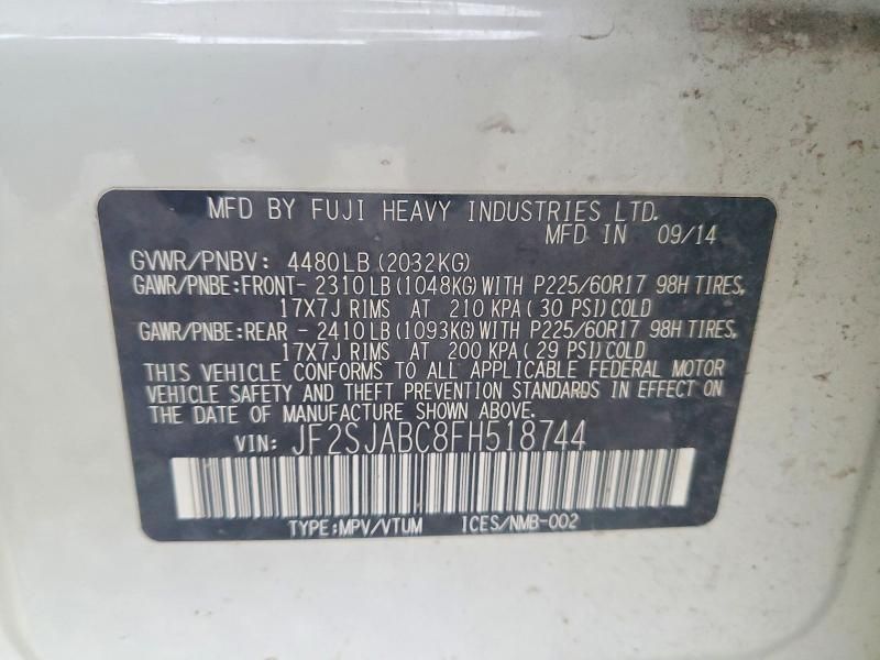 2015 Subaru Forester 2.5i