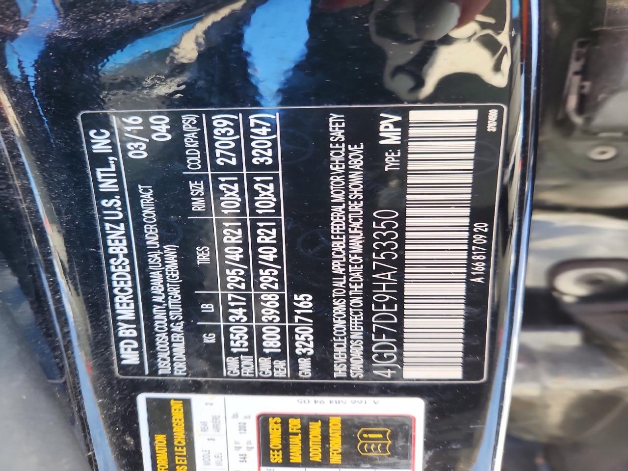 2017 Mercedes-Benz Gls 550 4matic