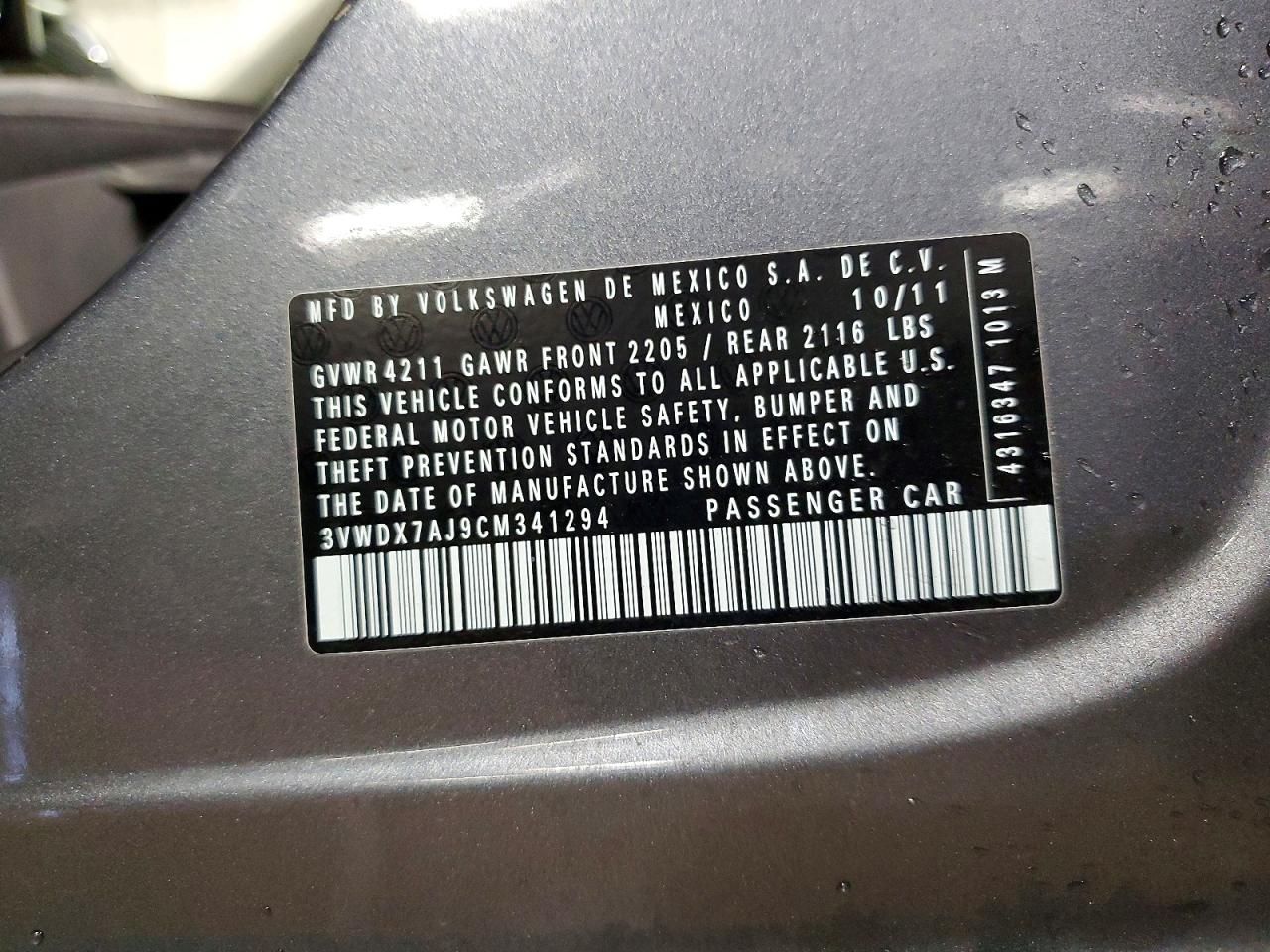 2012 Volkswagen Jetta se