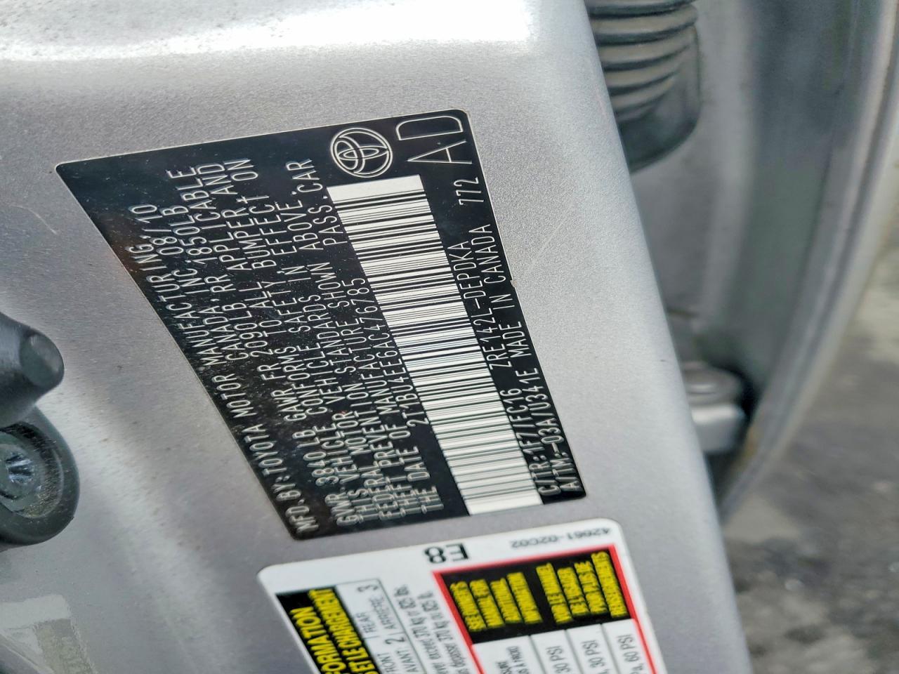 2010 Toyota Corolla Base