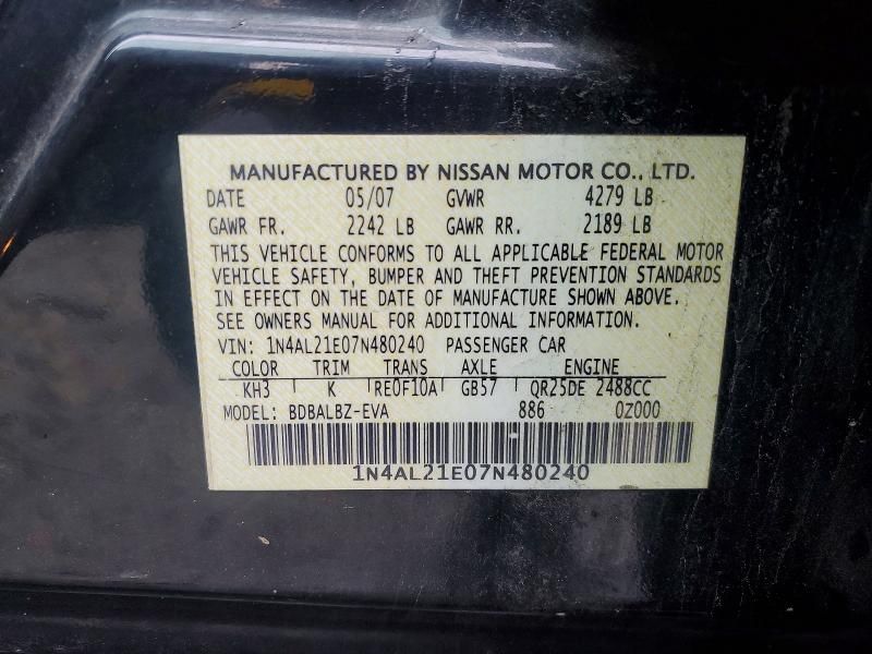2007 Nissan Altima 2.5