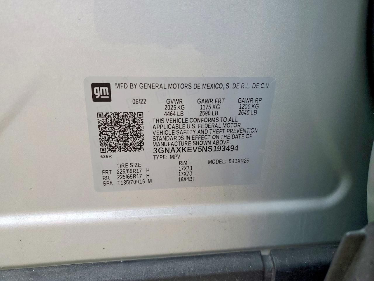 2022 Chevrolet Equinox lt