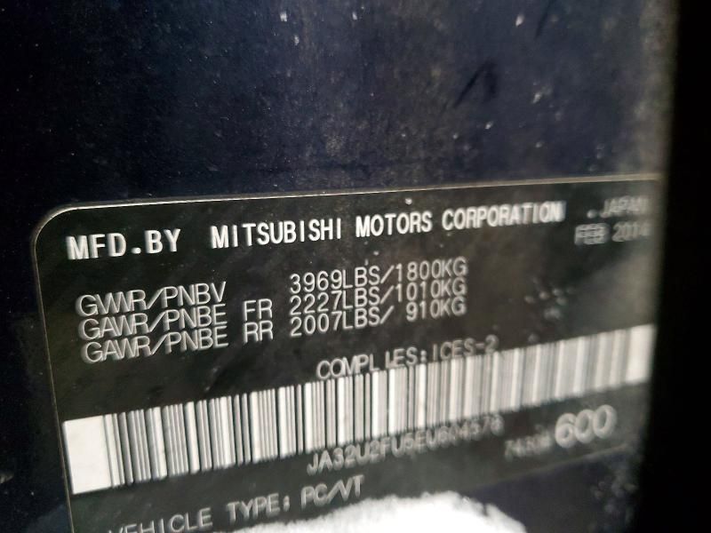 2014 Mitsubishi Lancer Es/es Sport