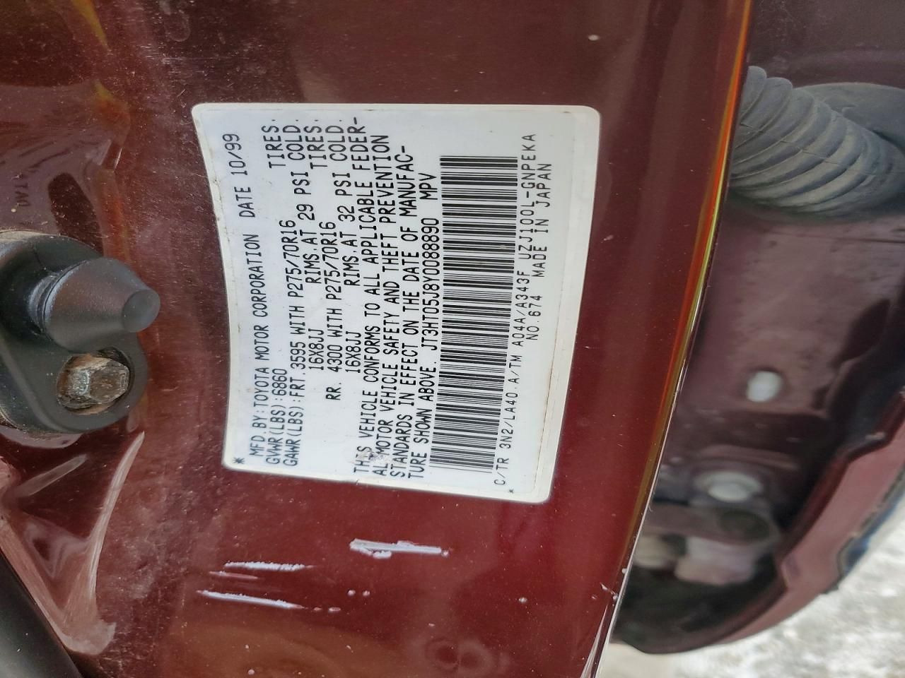 2000 Toyota Land Cruiser