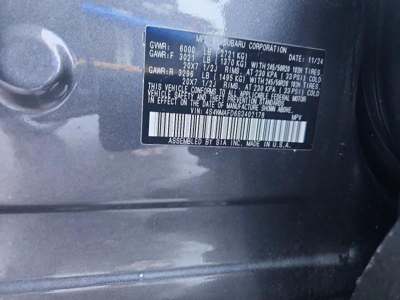 2025 Subaru Ascent Onyx Edition