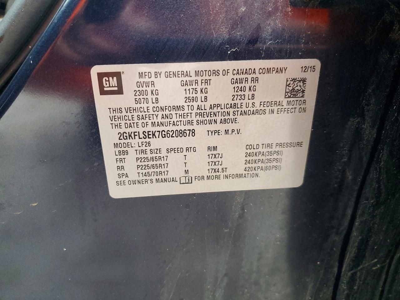 2016 GMC Terrain sle