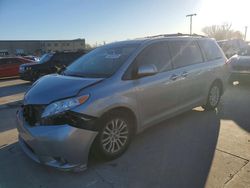 Toyota salvage cars for sale: 2016 Toyota Sienna xle Premium 8-passenger