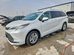 Salvage cars for sale from Copart Haslet, TX: 2024 Toyota Sienna Limited
