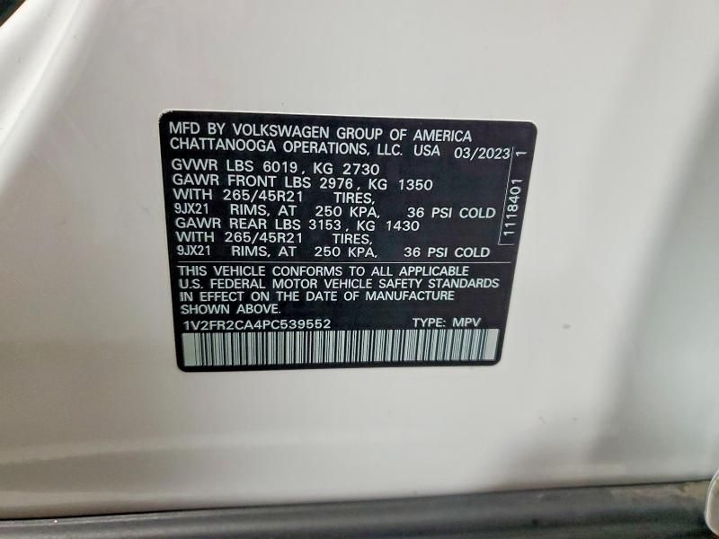 2023 Volkswagen Atlas sel Premium R-line