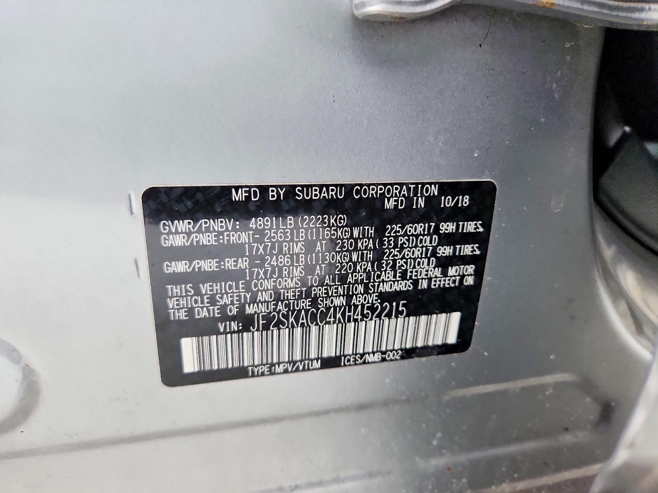 2019 Subaru Forester