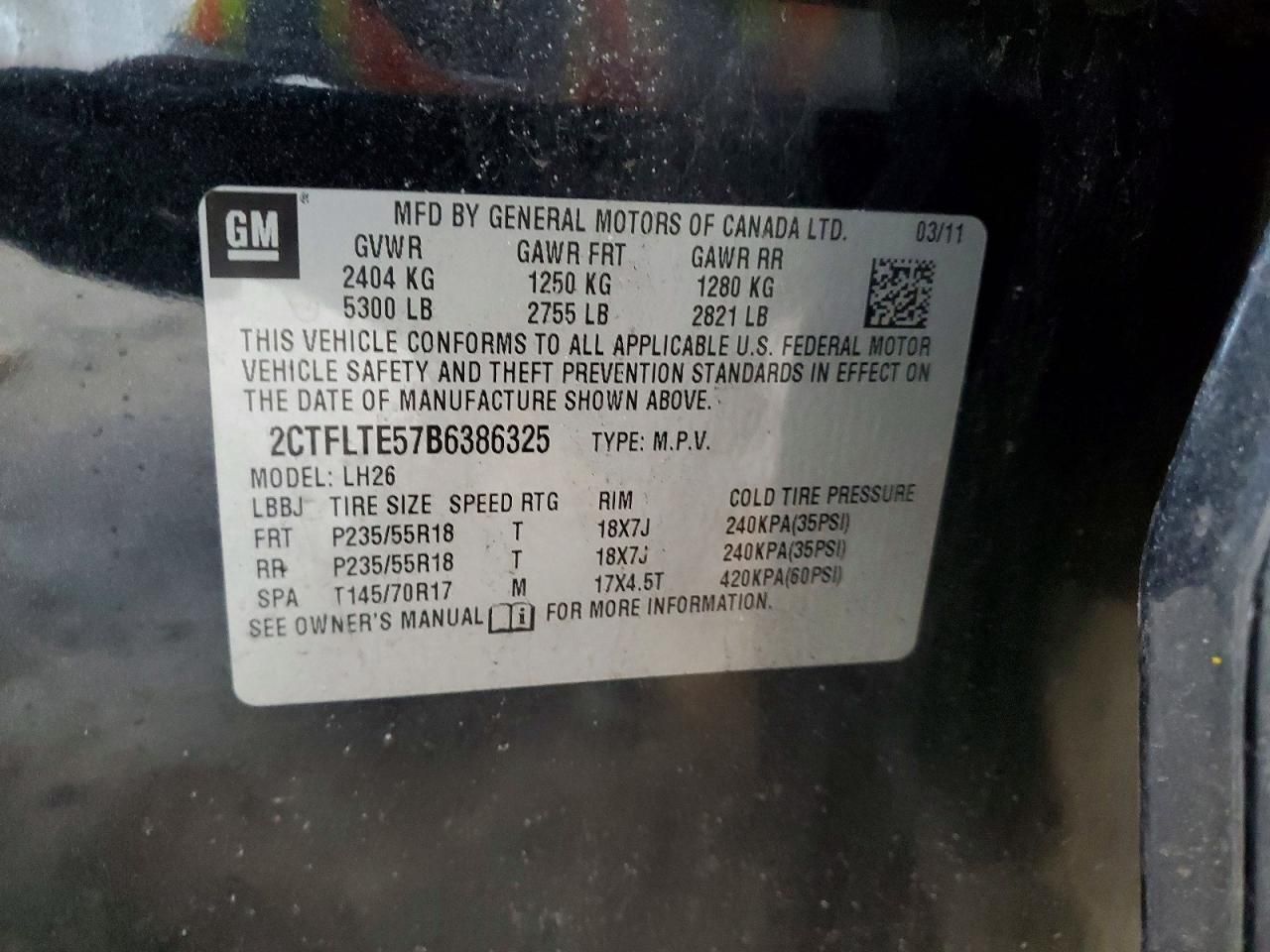 2011 GMC Terrain sle