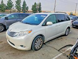 2012 Toyota Sienna xle en venta en Rancho Cucamonga, CA