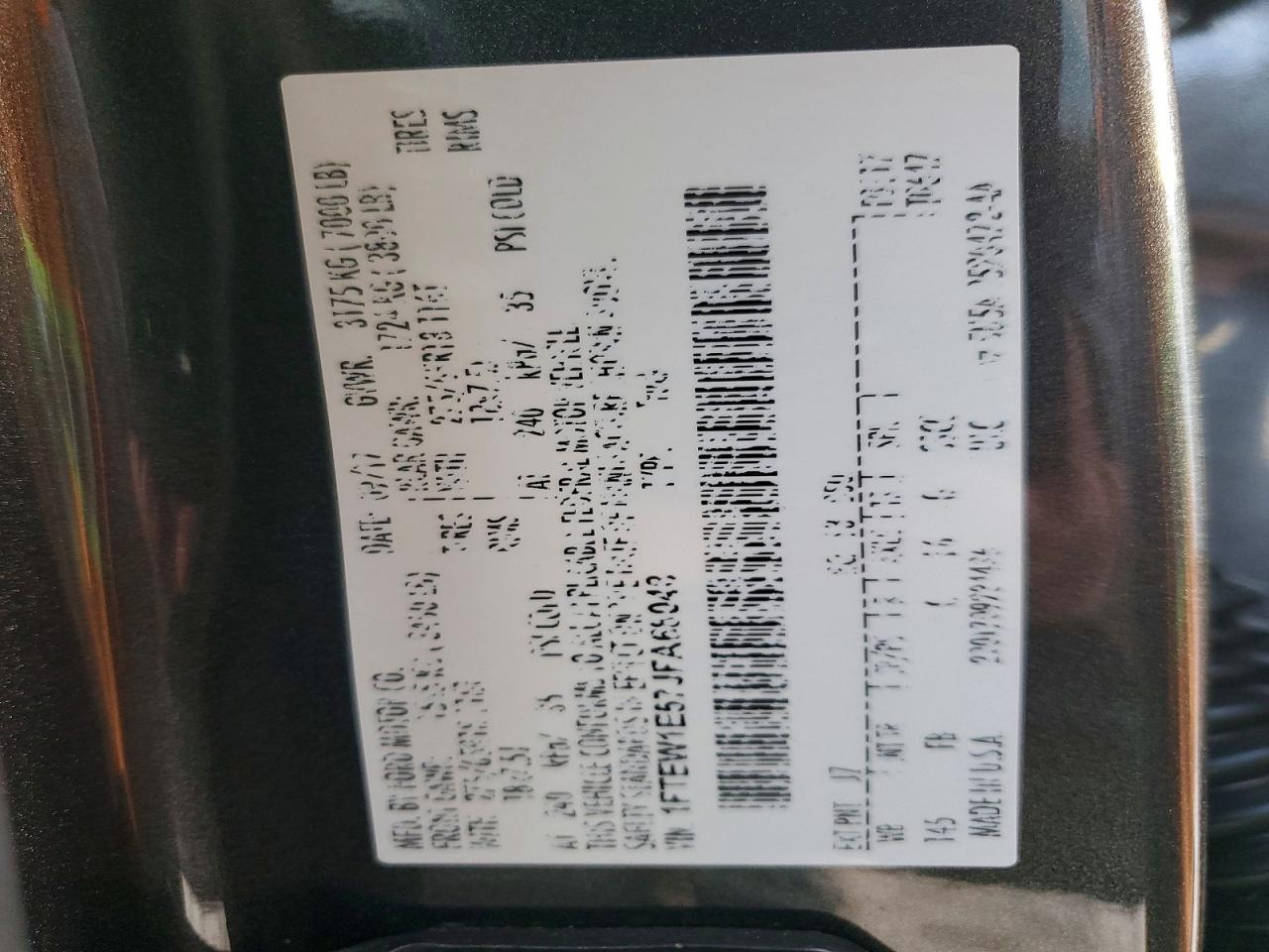 2018 Ford F150 Supercrew