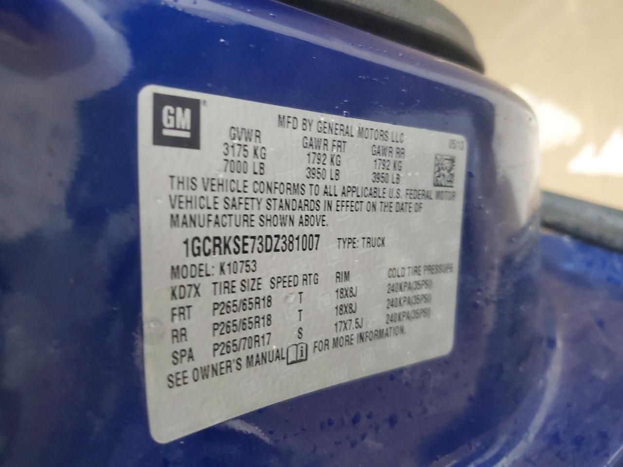 2013 Chevrolet Silverado K1500 lt