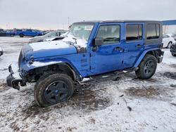 Vehiculos salvage en venta de Copart Woodhaven, MI: 2009 Jeep Wrangler Unlimited Sahara