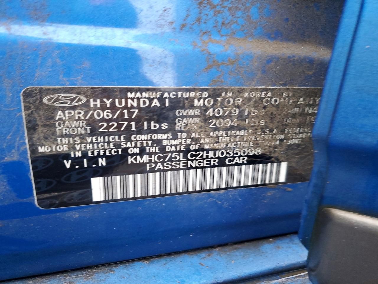 2017 Hyundai Ioniq sel